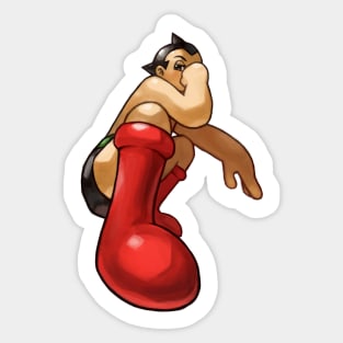 Big Red Boots Sticker